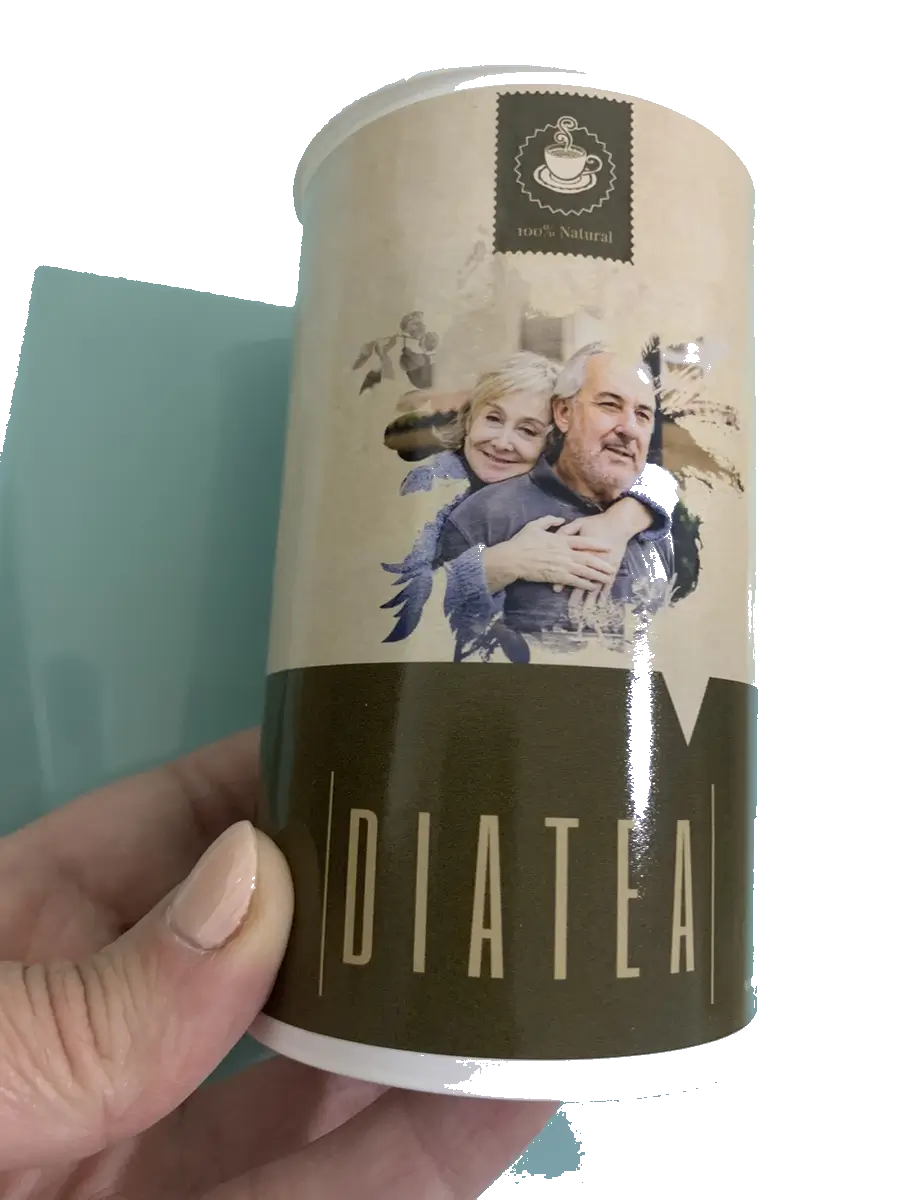 Diatea Diabetes Tee Verpackung - Natürlicher Tee zur Blutzuckerregulation