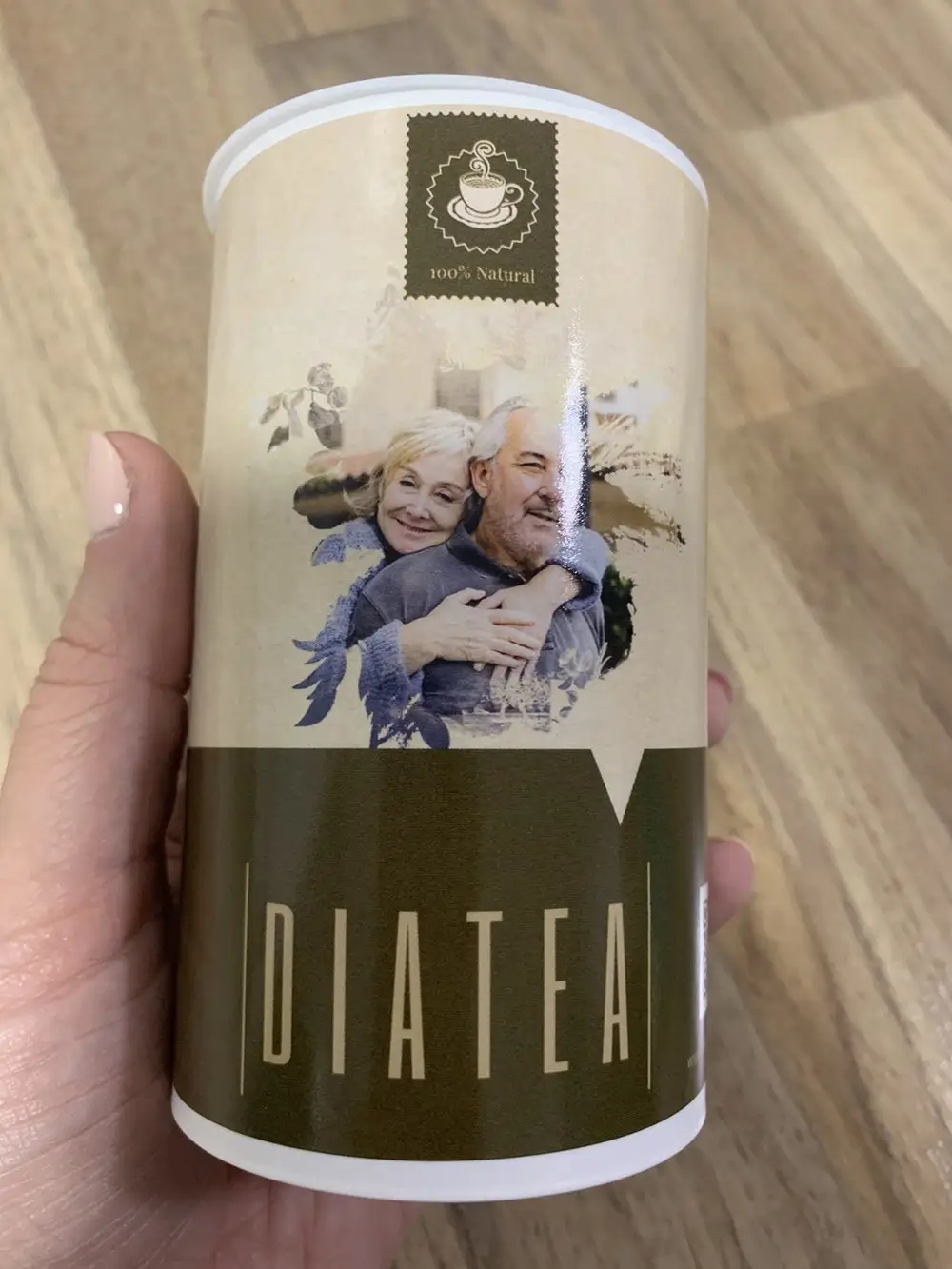 Diatea Verpackung im Detail - hochwertige Aufmachung mit Naturhinweis