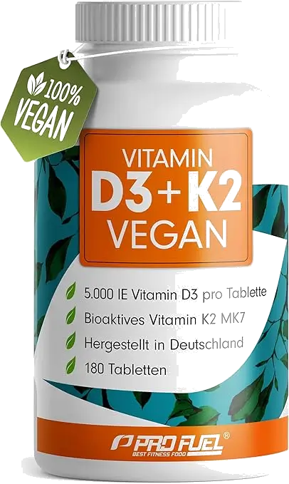 ProFuel Vitamin D3 K2 Vegan 180 Tabletten